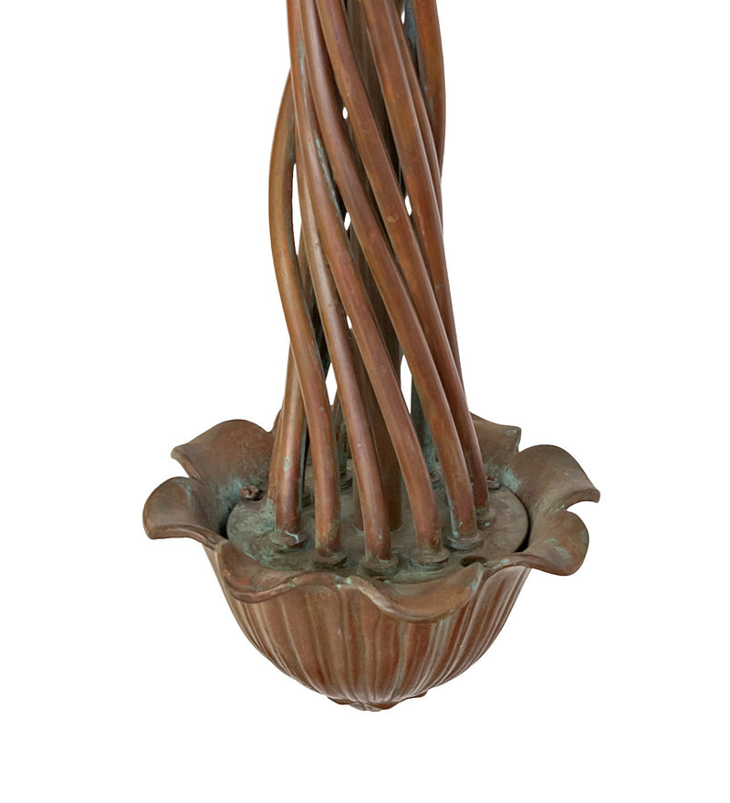 Meyda Tiffany 69485 12 Light Chandelier Hardware, Natural Bronze Verdigris