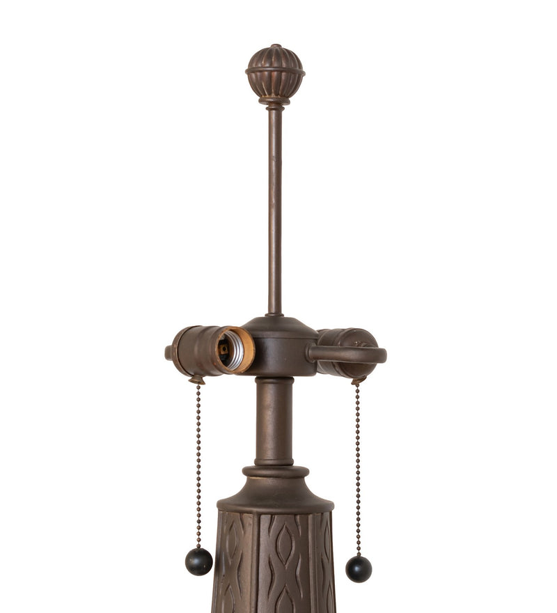 Meyda Tiffany 71201 Two Light Table Base, Phoenician Copper