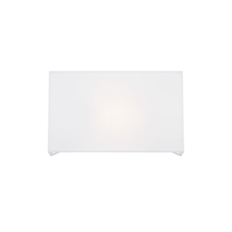 Justice Designs FAB-5655-WHTE One Light Wall Sconce