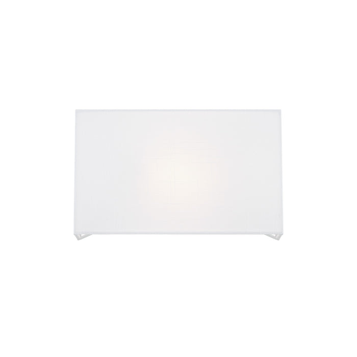 Justice Designs FAB-5655-WHTE One Light Wall Sconce