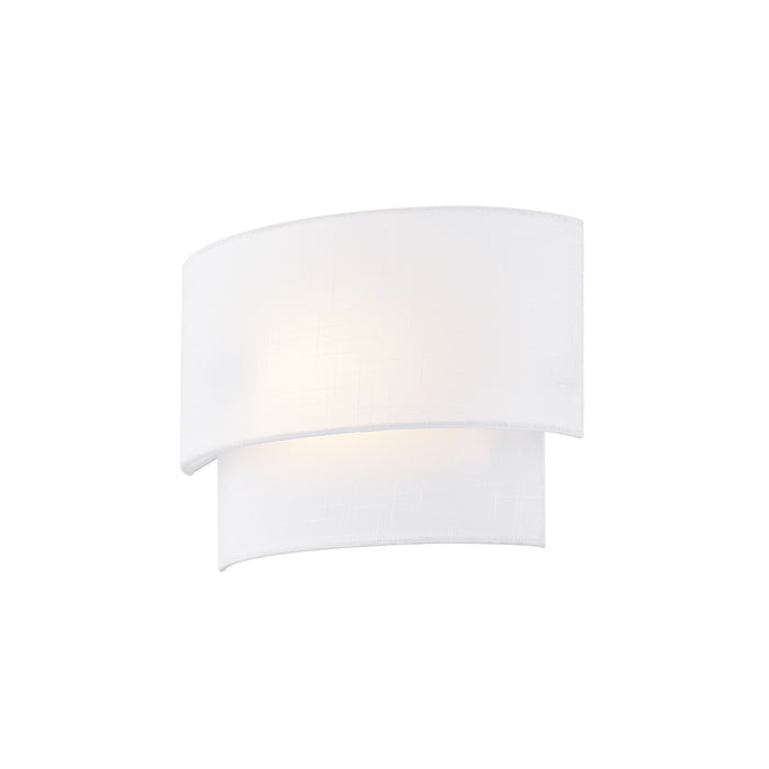Justice Designs FAB-5770-WHTE One Light Wall Sconce