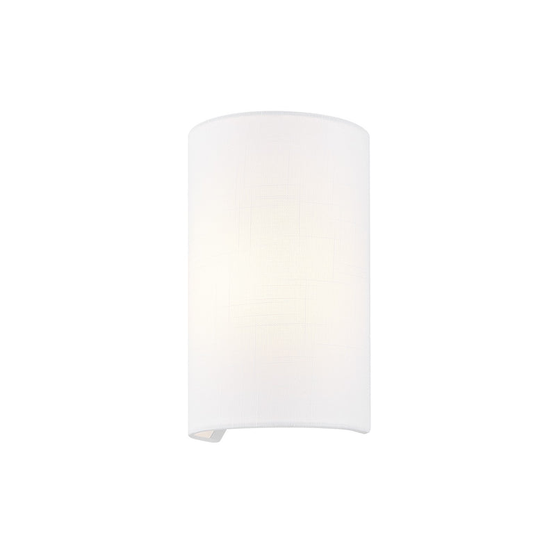 Justice Designs FAB-5945-WHTE One Light Wall Sconce