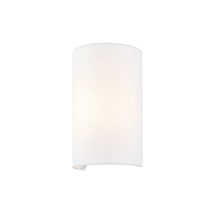 Justice Designs FAB-5945-WHTE One Light Wall Sconce
