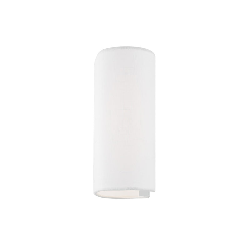 Justice Designs FAB-5945-WHTE One Light Wall Sconce