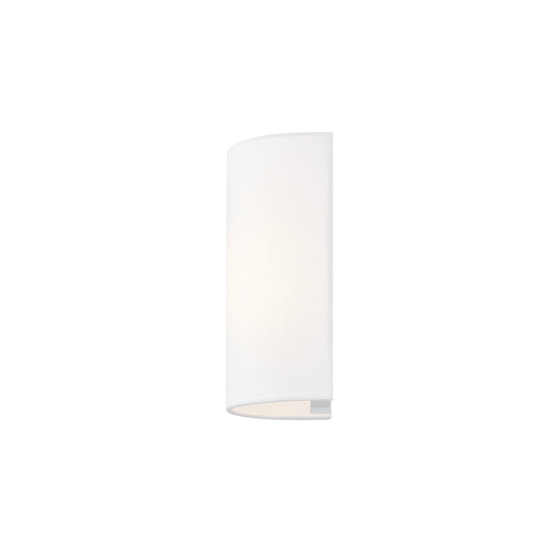 Justice Designs FAB-5945-WHTE One Light Wall Sconce