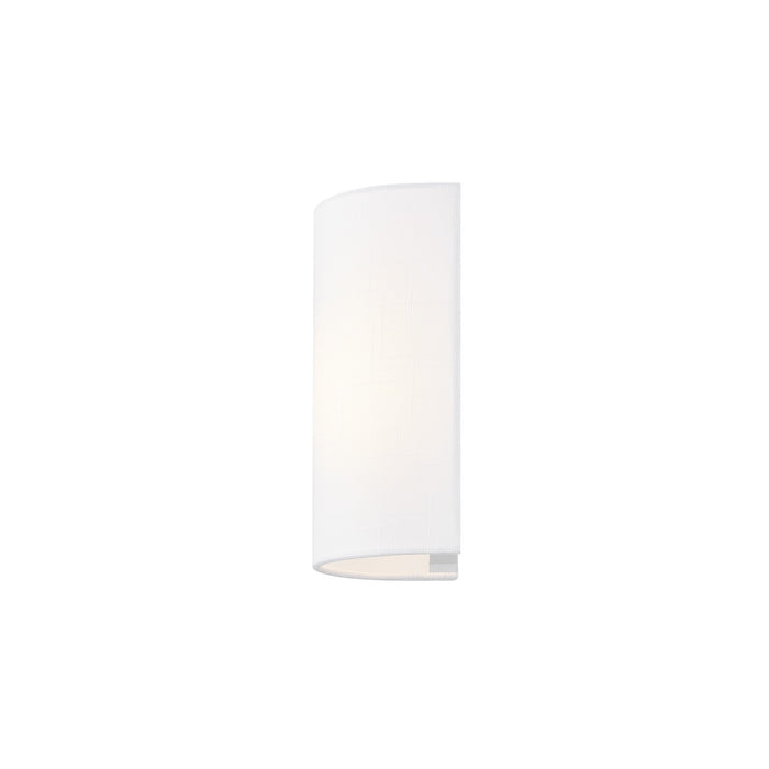Justice Designs FAB-5945-WHTE One Light Wall Sconce