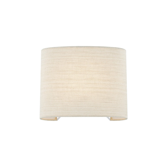 Justice Designs FAB-8855-CREM One Light Wall Sconce