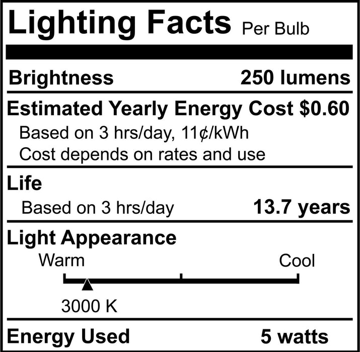 Bulbrite 776949 Light Bulb, Clear