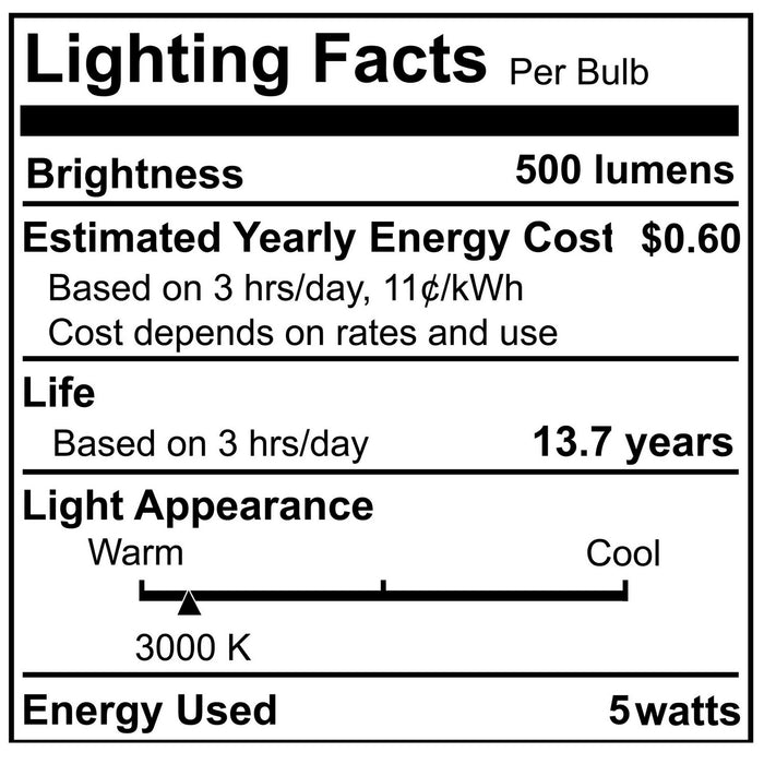Bulbrite 776971 Light Bulb, Clear