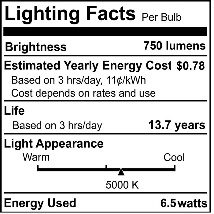 Bulbrite 776966 Light Bulb, Clear