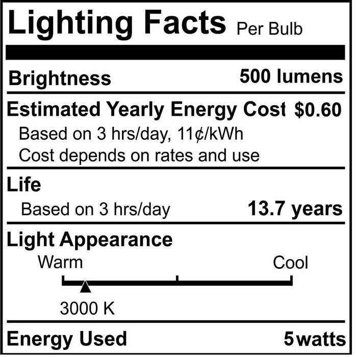 Bulbrite 776975 Light Bulb, Clear