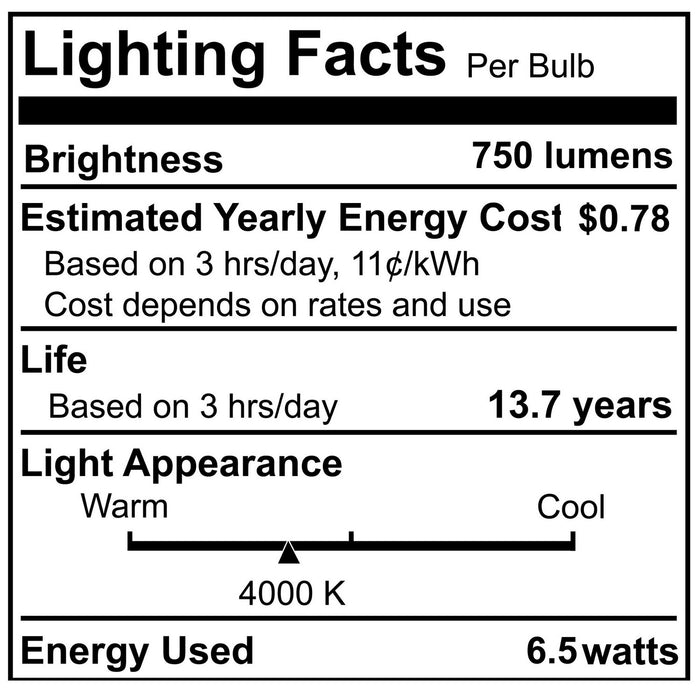 Bulbrite 776968 Light Bulb, Milky