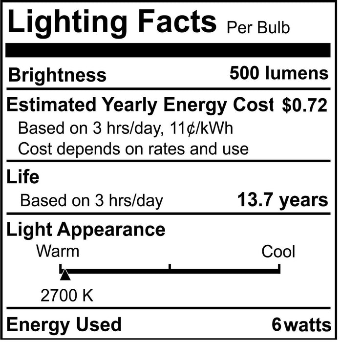 Bulbrite 776836 Light Bulb, Half Black