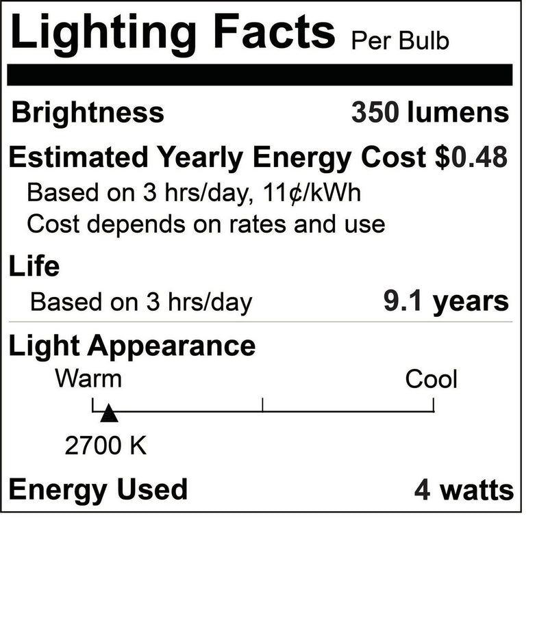 Bulbrite 776200 Light Bulb, Clear