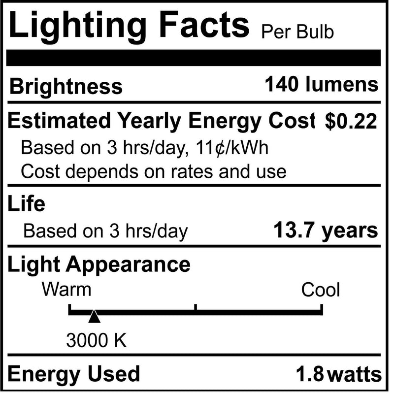Bulbrite 770652 Light Bulb, Frost