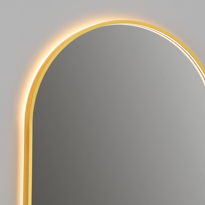 Oxygen 3-0105-55 LED Mirror, Brushed Brass