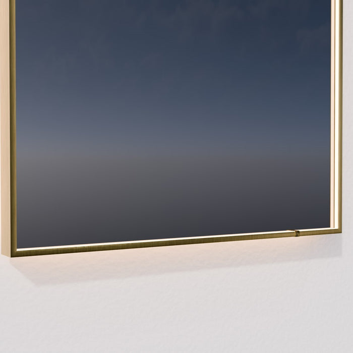 Oxygen 3-0106-55 LED Mirror, Brushed Brass