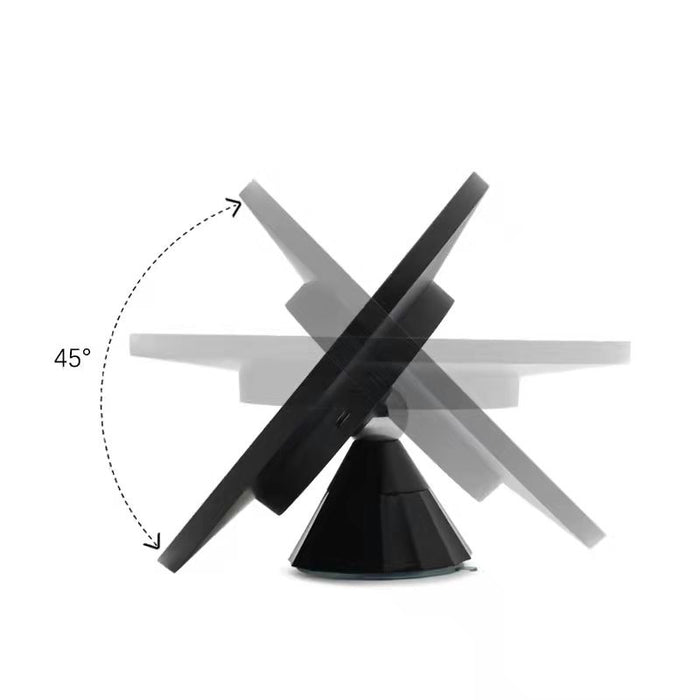 Oxygen 3-2001-15 LED Mirror, Black