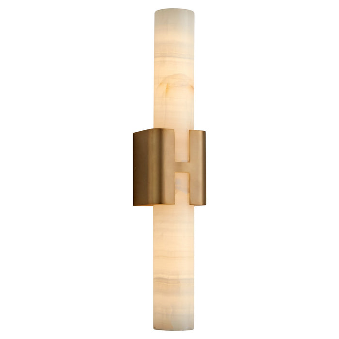 Oxygen 3-586-40 LED Wall Scone, Aged Brass