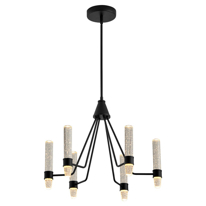 Oxygen 3-6713-15 LED Chandelier, Black