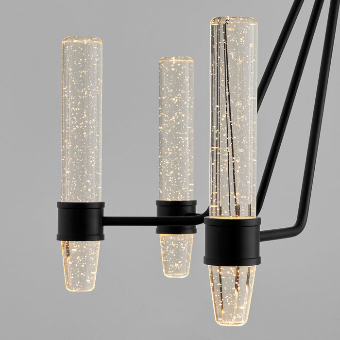 Oxygen 3-6713-15 LED Chandelier, Black