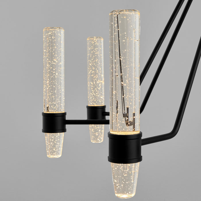 Oxygen 3-6714-15 LED Chandelier, Black