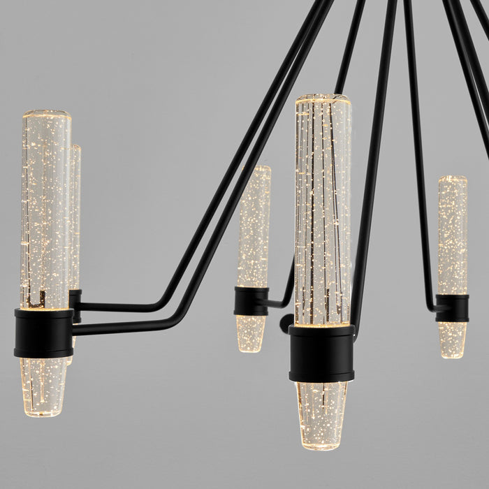 Oxygen 3-6714-15 LED Chandelier, Black