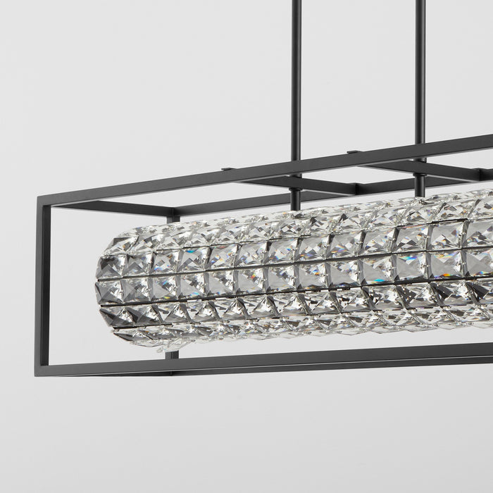 Oxygen 3-676-15 LED Linear Pendant, Black