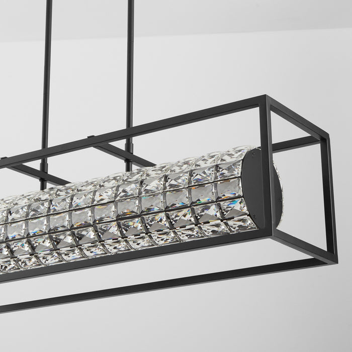 Oxygen 3-676-15 LED Linear Pendant, Black