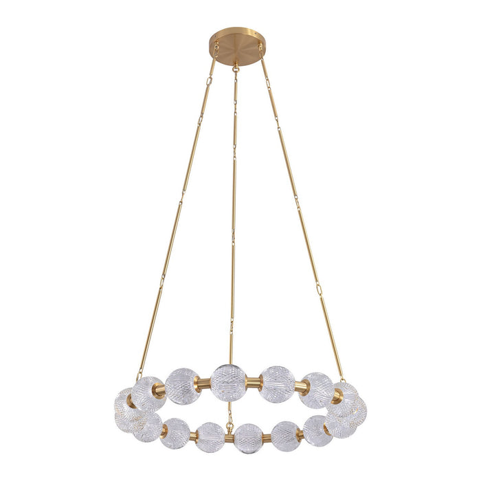 Alora CH321032NB-UNV-010 LED Chandelier, Natural Brass