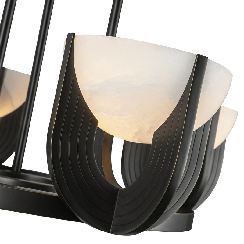 Alora CH362423UBAR-UNV LED Chandelier, Urban Bronze/Alabaster