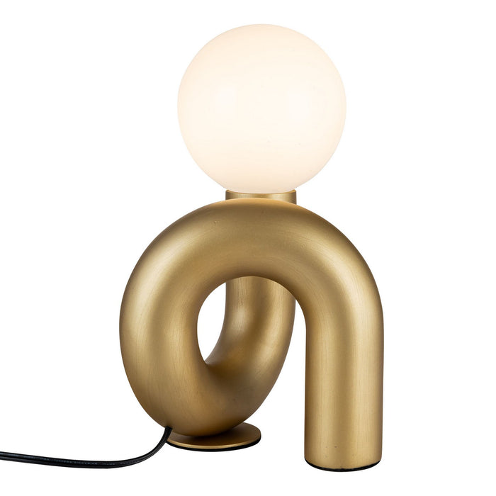 Alora TL420107BG One Light Table Lamp, Brushed Gold