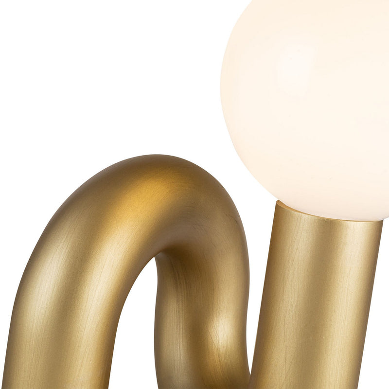 Alora TL420107BG One Light Table Lamp, Brushed Gold