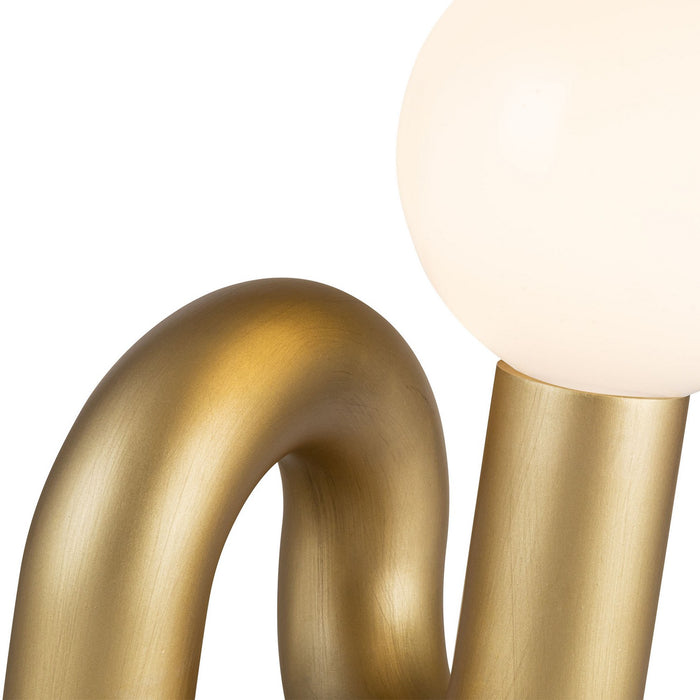 Alora TL420107BG One Light Table Lamp, Brushed Gold