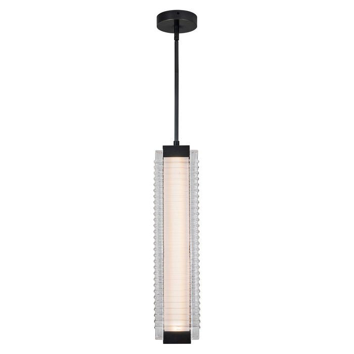 Alora PD374624UBCR-UNV LED Pendant, Urban Bronze/Ribbed Glass