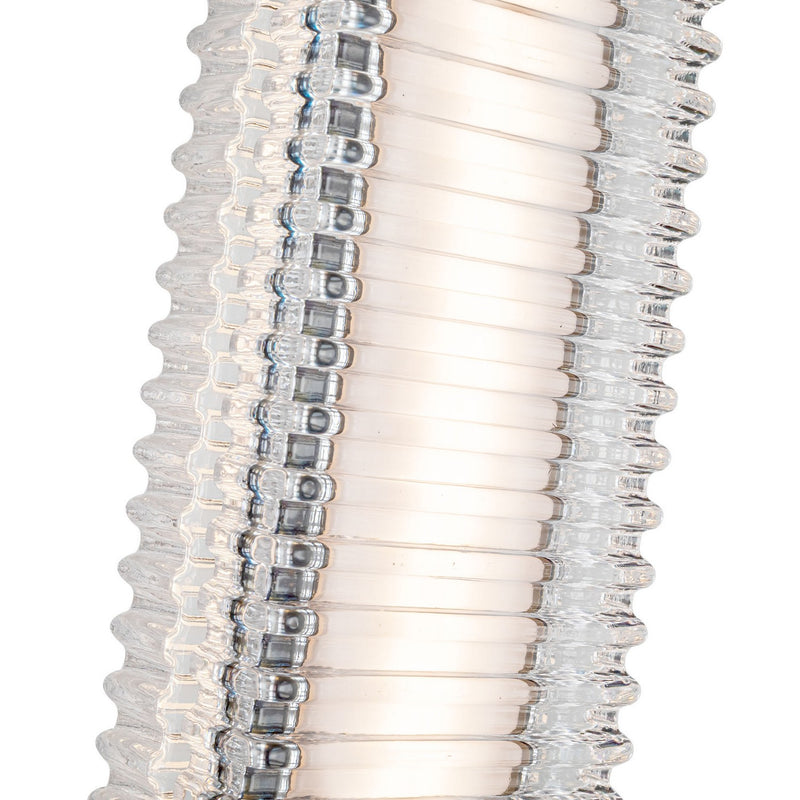 Alora PD374624UBCR-UNV LED Pendant, Urban Bronze/Ribbed Glass