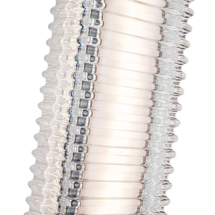 Alora PD374624UBCR-UNV LED Pendant, Urban Bronze/Ribbed Glass