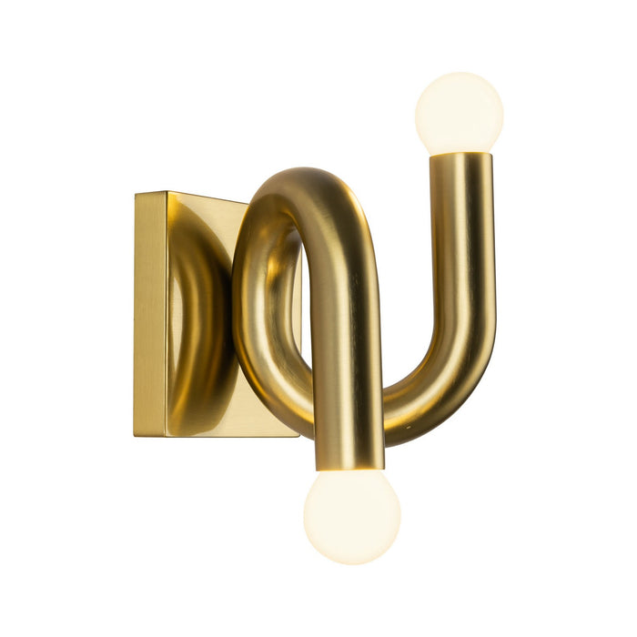 Alora WV420206BG Two Light Wall Vanity, Brushed Gold
