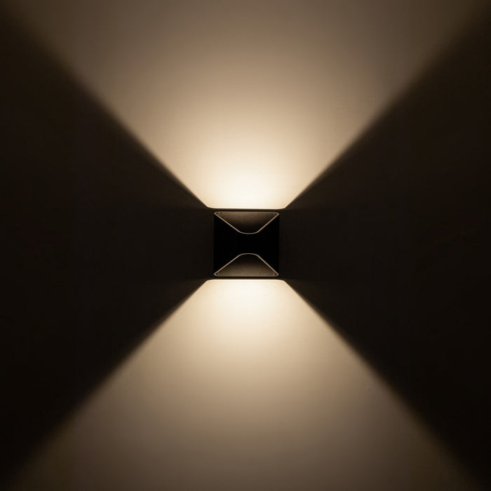Kuzco Lighting EW33806-BK-UNV-010 LED Exterior Wall Sconce, Black
