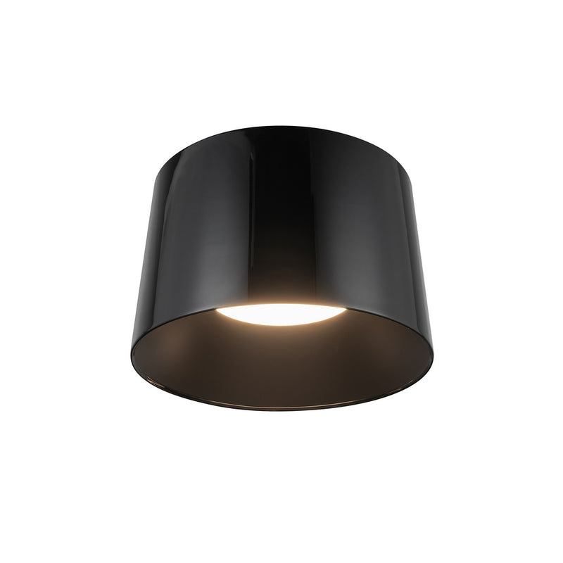 Kuzco Lighting FM16512-JB-3WCCT-UNV LED Flush Mount, Jet Black