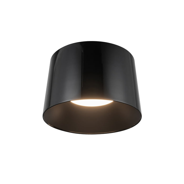 Kuzco Lighting FM16512-JB-3WCCT-UNV LED Flush Mount, Jet Black