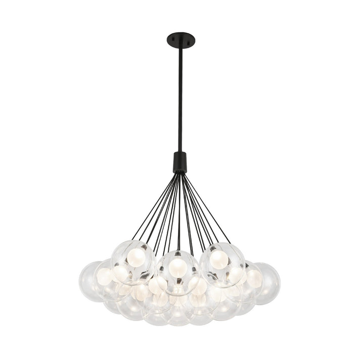 Kuzco Lighting CH3128-BK LED Chandelier, Black