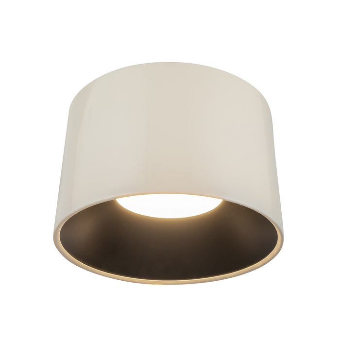 Kuzco Lighting FM16520-PW-3WCCT-UNV LED Flush Mount, Pearl White