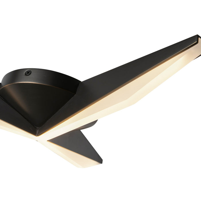 Kuzco Lighting FM64218-UB LED Flush Mount, Urban Bronze