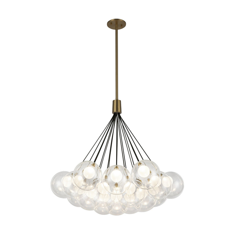 Kuzco Lighting CH3128-BG LED Chandelier, Brushed Gold