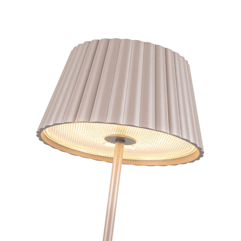 Kuzco Lighting TL65614-MN LED Table Lamp, Moonstone Gray
