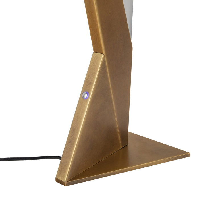 Kuzco Lighting TL64222-VB LED Table Lamp, Vintage Brass
