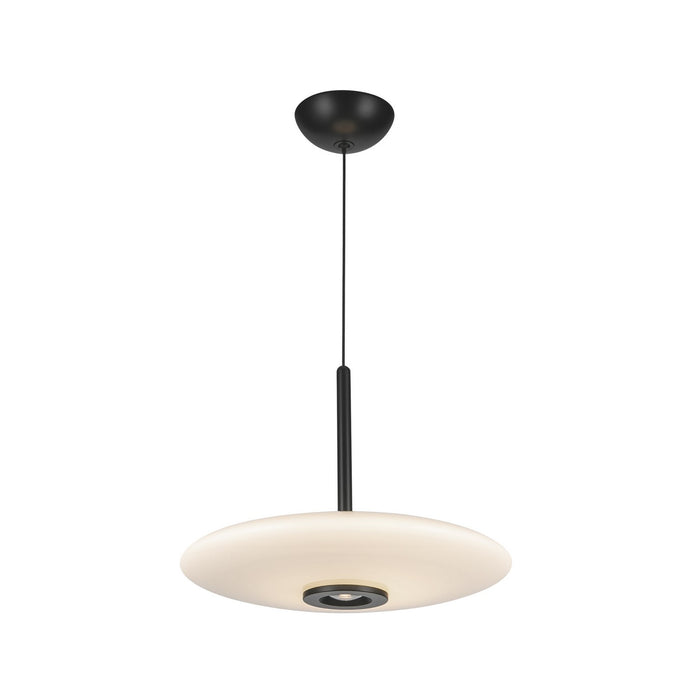 Kuzco Lighting PD37018-BK/GO-3WCCT-UNV LED Pendant, Black/Glossy Opal Glass