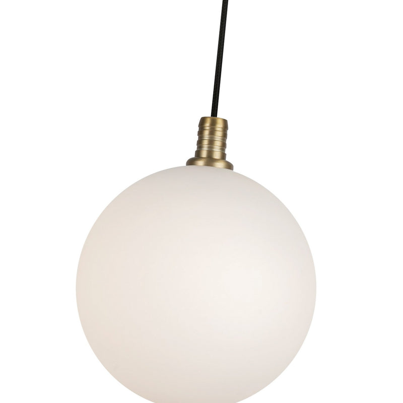 Kuzco Lighting PD3106-BG/OP LED Pendant, Brushed Gold/Opal Glass
