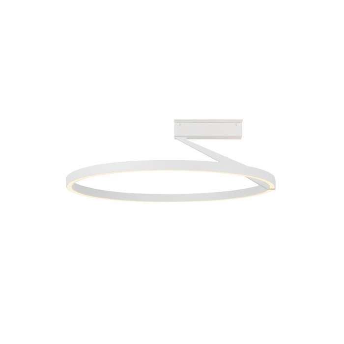 Kuzco Lighting SF27724-WH-3WCCT-UNV LED Semi-Flush Mount, White